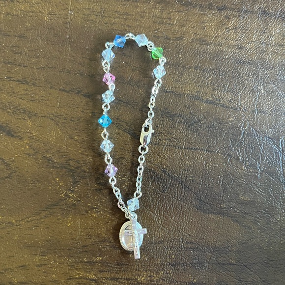 SWAROVSKI ROSARY BRACELET - Picture 5 of 6